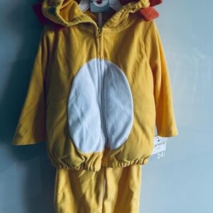 Carter's Yellow and White LION Kids Costume Halloween 24 Mo.